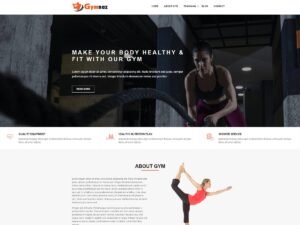 GYM WT WordPress Theme