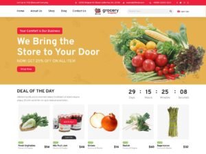 Grocery Shopping WordPress Theme