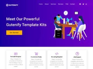 Gutenify Template Kit WordPress Theme