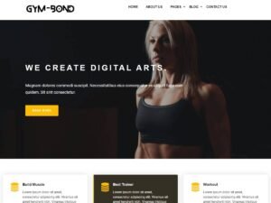 Gym Bond WordPress Theme
