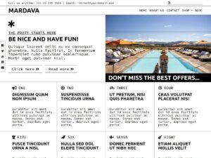 Mardava WordPress Theme