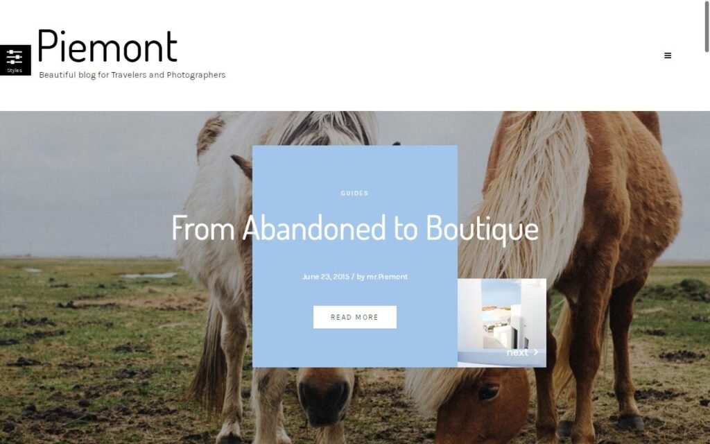 Piemont - Premium Travel WordPress Theme