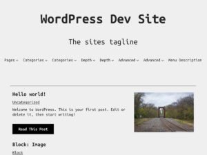 Semplice Monospazio WordPress Theme