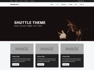 Shuttle eDark WordPress Theme