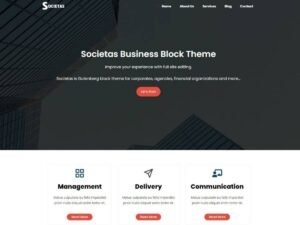 Societas WordPress Theme