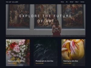 The Art Gallery WordPress Theme