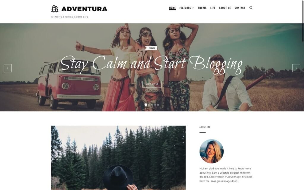 TheBlogger Travel WordPress Theme