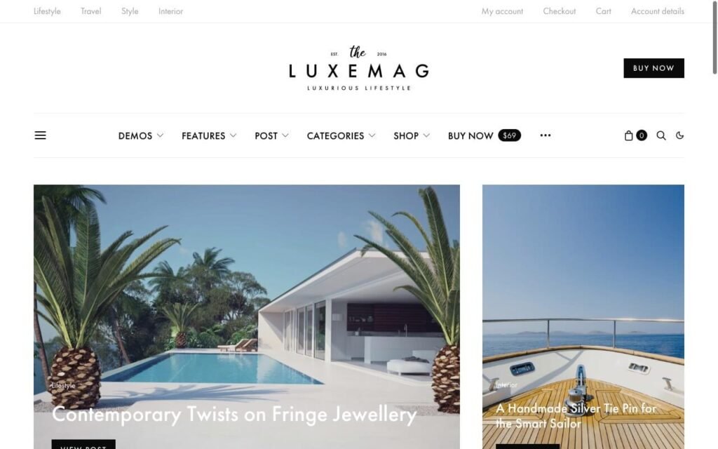 authentic travel wordpress theme