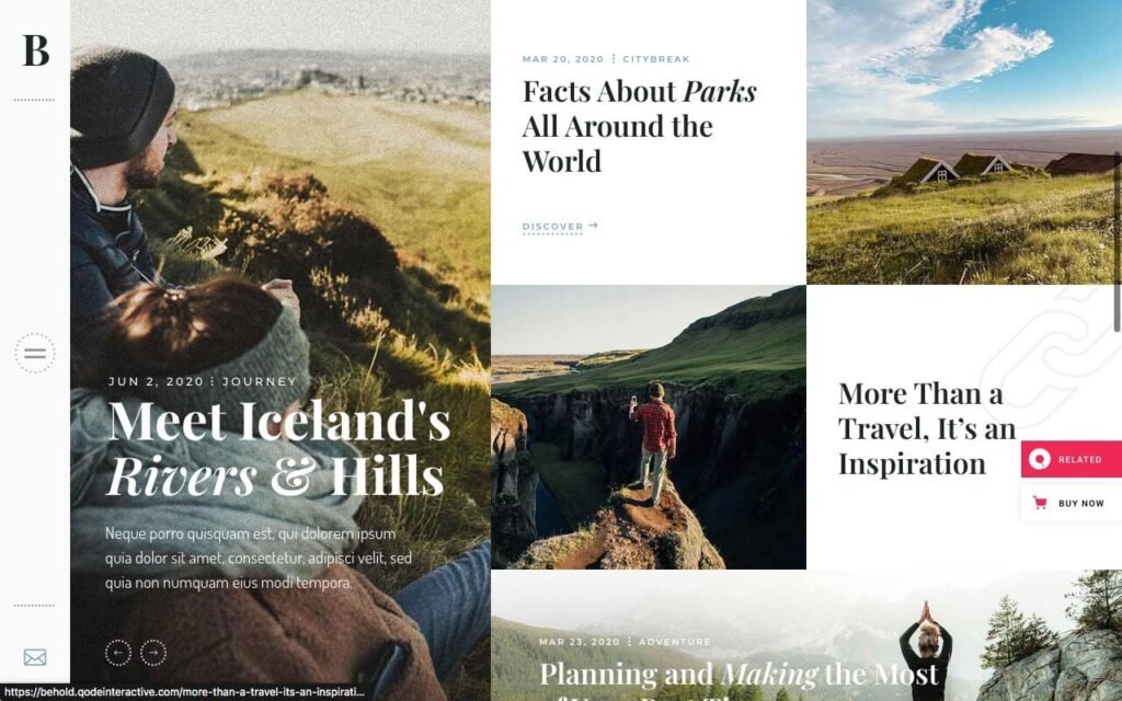 Personal Travel WordPress Theme