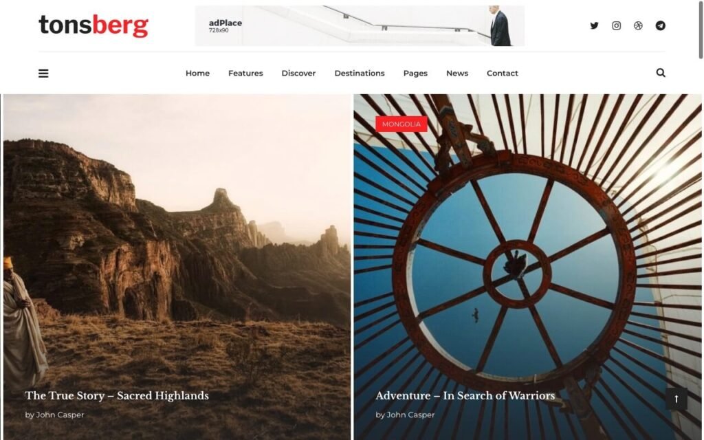wordpress theme for travel bloggers

