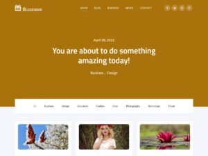 Blogendar WordPress Theme
