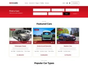 Car Dealer NexCars WordPress Theme