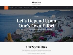 Eleven Blog WordPress Theme