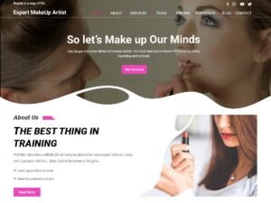 Expert Makeup Artist WordPress Theme