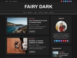 Fairy Dark WordPress Theme