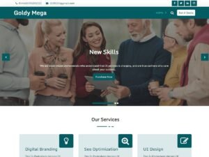 Goldy Mega WordPress Theme