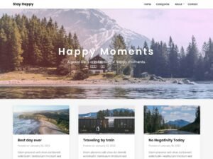 Happy Moments WordPress Theme