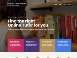 Higher Education Business WordPress Theme