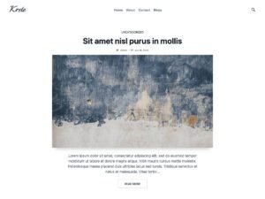 Krste WordPress Theme