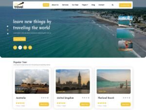 Tafri Travel Blog WordPress Theme