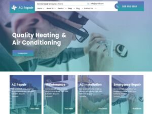 AC Repair Services WordPress Theme
