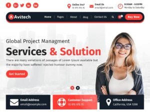 Avitech WordPress Theme