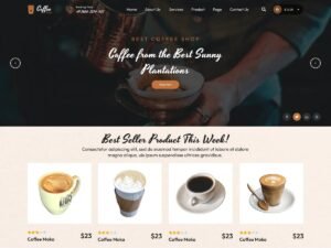 Barista Coffee Shop WordPress Theme