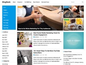 BlogRank WordPress Theme