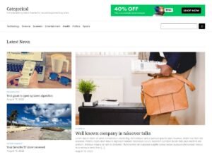 Categorical WordPress Theme