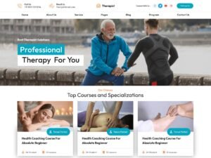 Chiropractor Therapy WordPress Theme