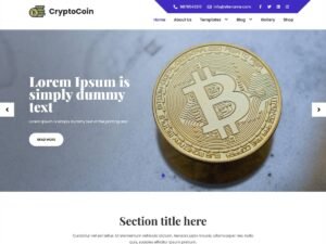 CryptoCoin Lite WordPress Theme