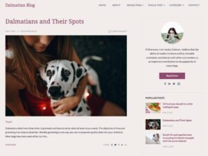 Dalmatian Blog WordPress Theme
