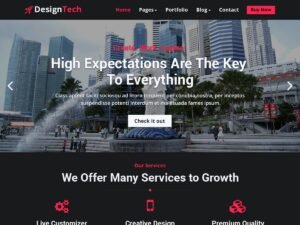 DesignTech WordPress Theme