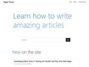 Digger WordPress Theme