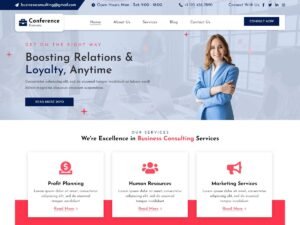 Elemento Conference WordPress Theme