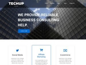 Entertainment Techup WordPress Theme