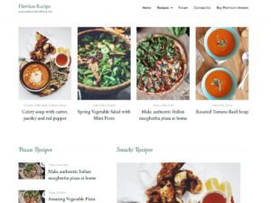 Flawless Recipe WordPress Theme
