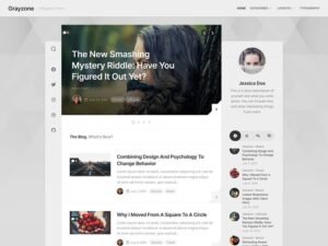 Grayzone WordPress Theme