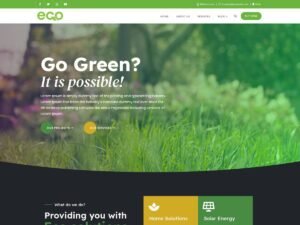 Green Globe WordPress Theme