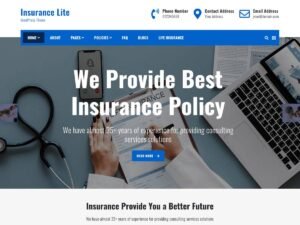 Insurance Lite WordPress Theme