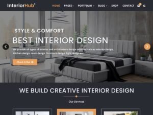 InteriorHub WordPress Theme