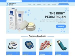 Laboratory Pharmacy Store WordPress Theme