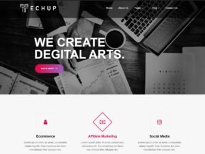 Marketing Techup WordPress Theme
