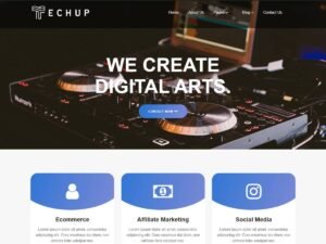 Media Techup WordPress Theme