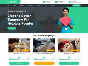 Nonprofit Organization WordPress Theme
