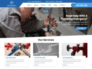 Plumber Services WordPress Theme