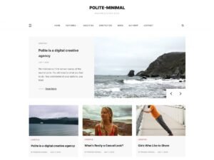 Polite Minimal WordPress Theme