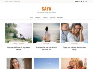 Saya WordPress Theme
