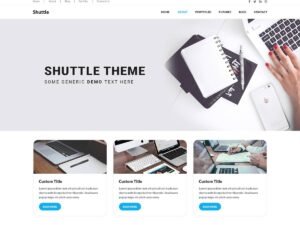 Shuttle Education WordPress Theme