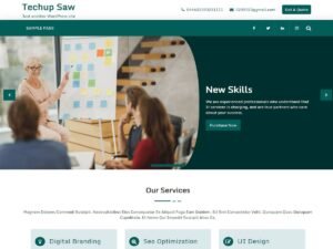 Techup Saw WordPress Theme